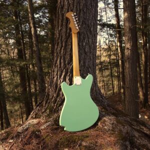 Lewis Minnow handcrafted Guitar neckplate