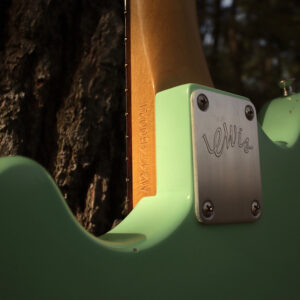 Lewis Minnow handcrafted Guitar strap button