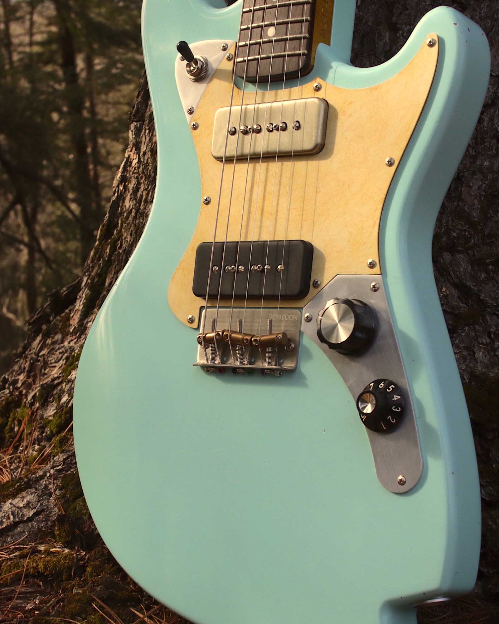 STO Blue Lewis Guitar